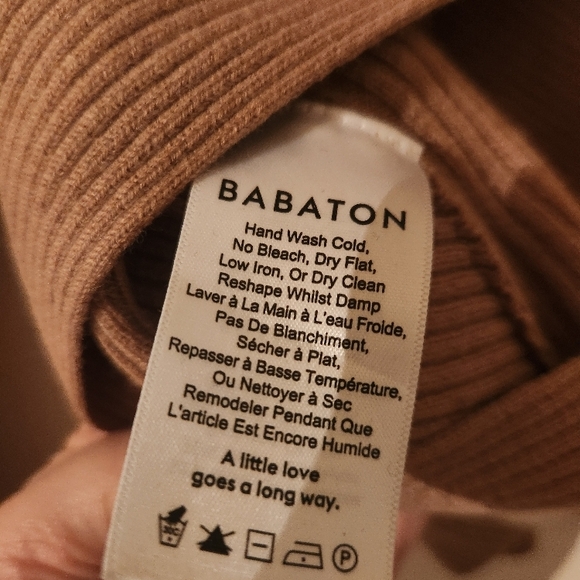 Beige Crew Neck Sweater - Picture 3 of 6